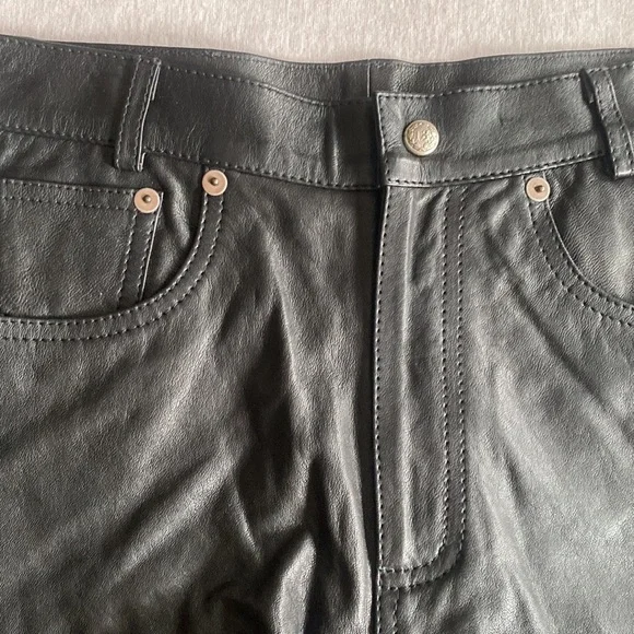 R13 fringe leather shorts - Picture 2 of 6